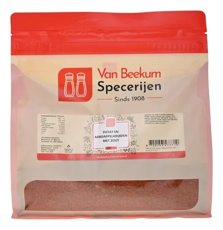 Van Beekum Specerijen Patat & Aardappelkruiden Met Zout Van Beekum Specerijen Patat & Aardappelkruiden Met Zout