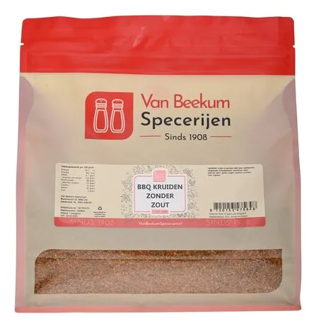 Van Beekum Specerijen BBQ Gewürz ohne Salz Van Beekum Specerijen BBQ Gewürz ohne Salz