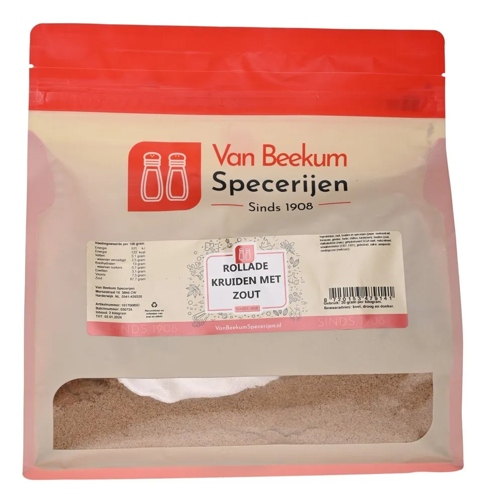 Van Beekum Specerijen Gerolltes Salatgewürz mit Salz