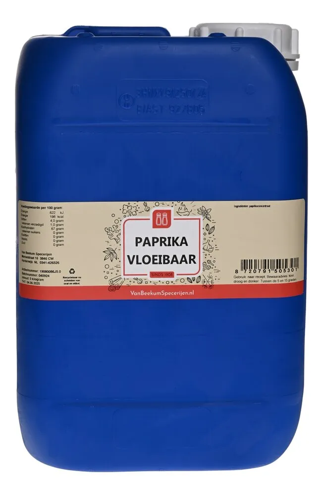 Van Beekum Specerijen Paprika, flüssig, 3300 CU