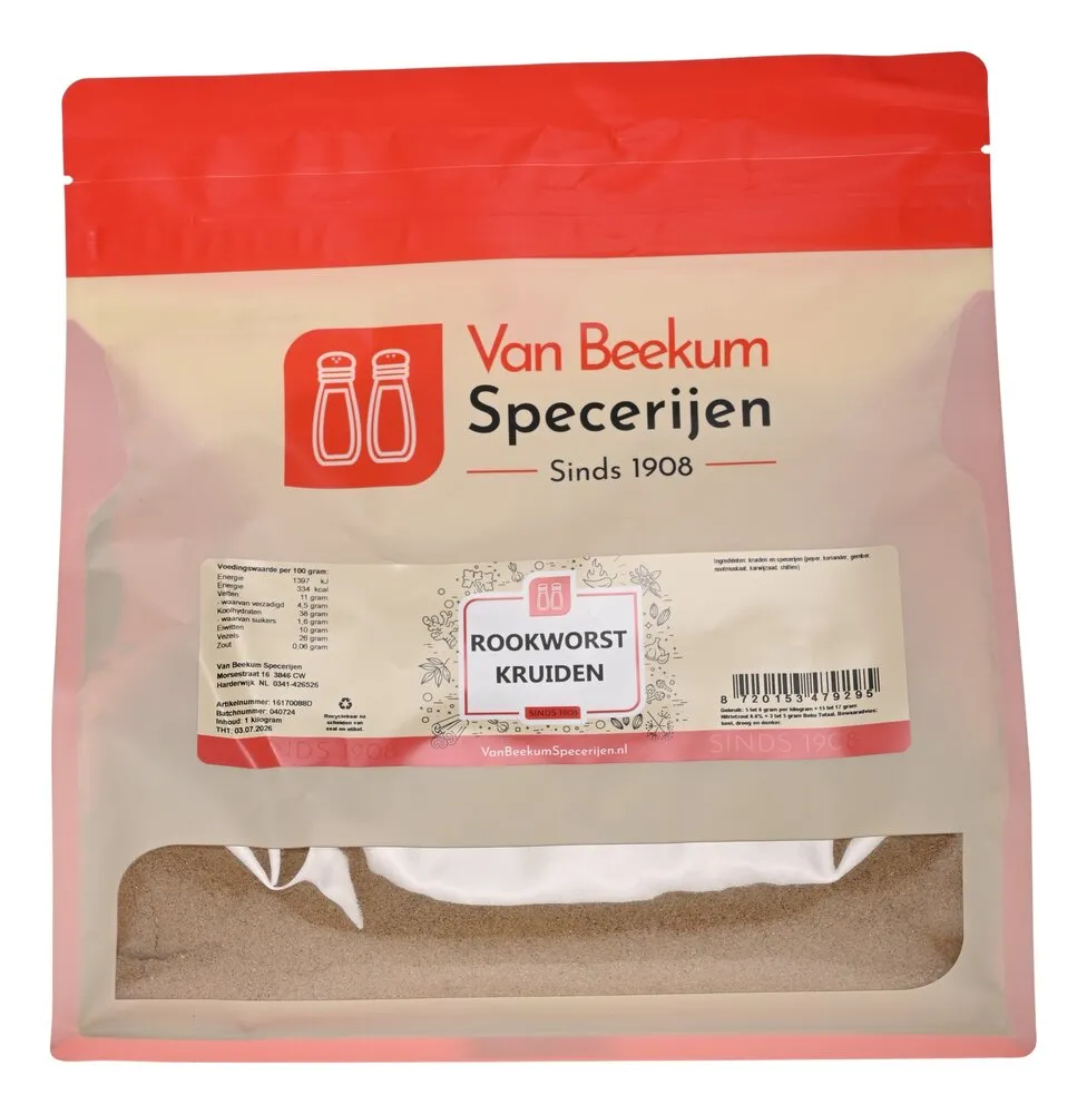 Van Beekum Specerijen Räucherwurst Gewürz