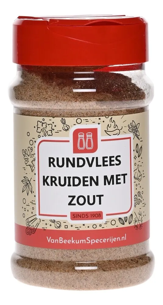 Van Beekum Specerijen Rundvlees Kruiden Met Zout Van Beekum Specerijen Rundvlees Kruiden Met Zout