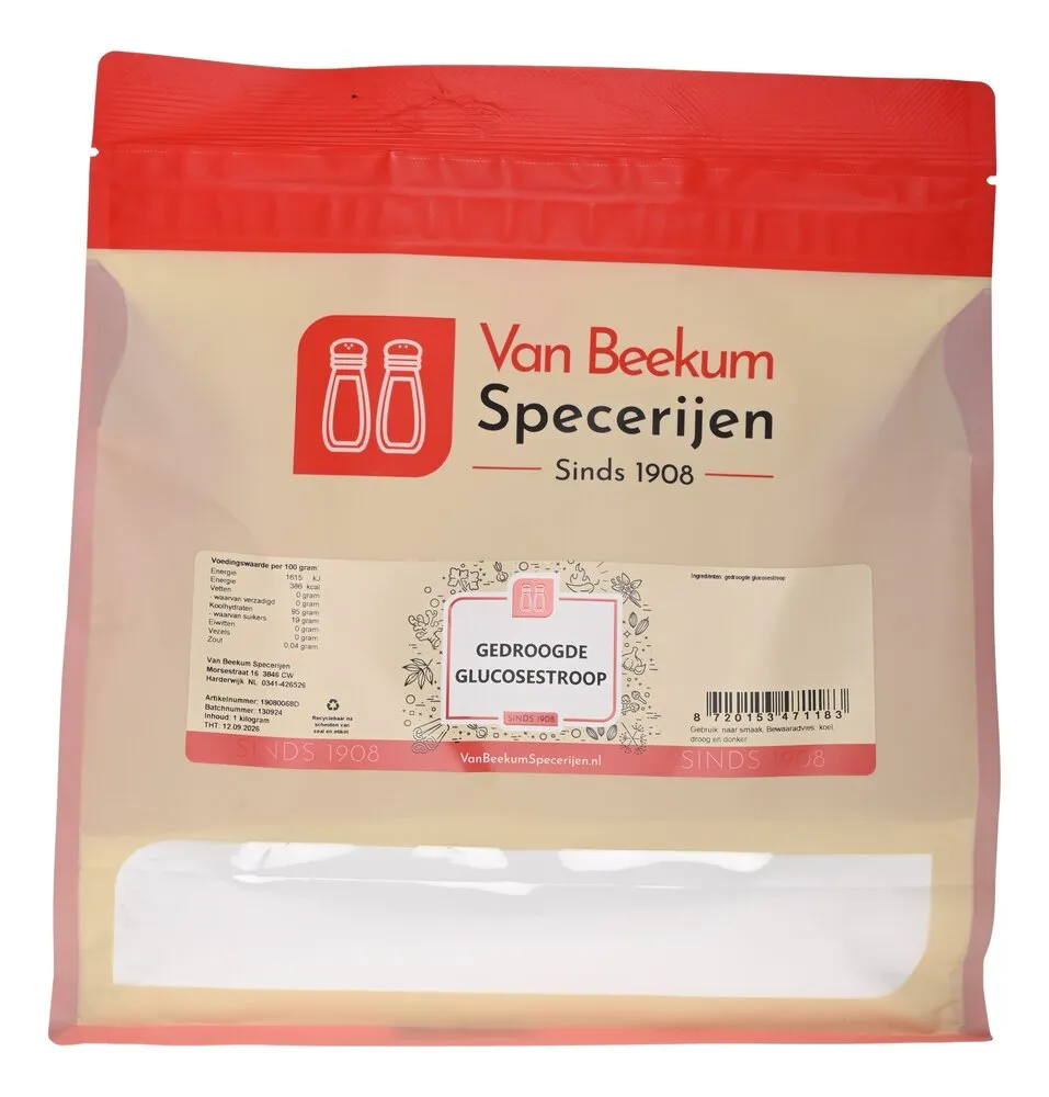 Van Beekum Specerijen Gedroogde Glucosestroop Van Beekum Specerijen Gedroogde Glucosestroop
