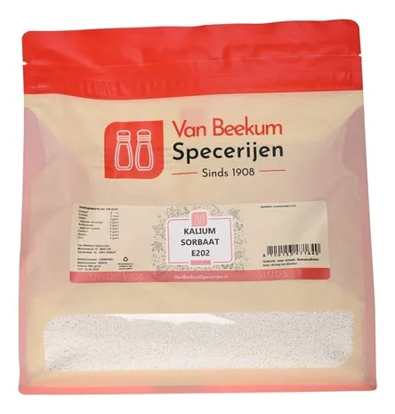 Van Beekum Specerijen Kaliumsorbat E202 Van Beekum Specerijen Kaliumsorbat E202