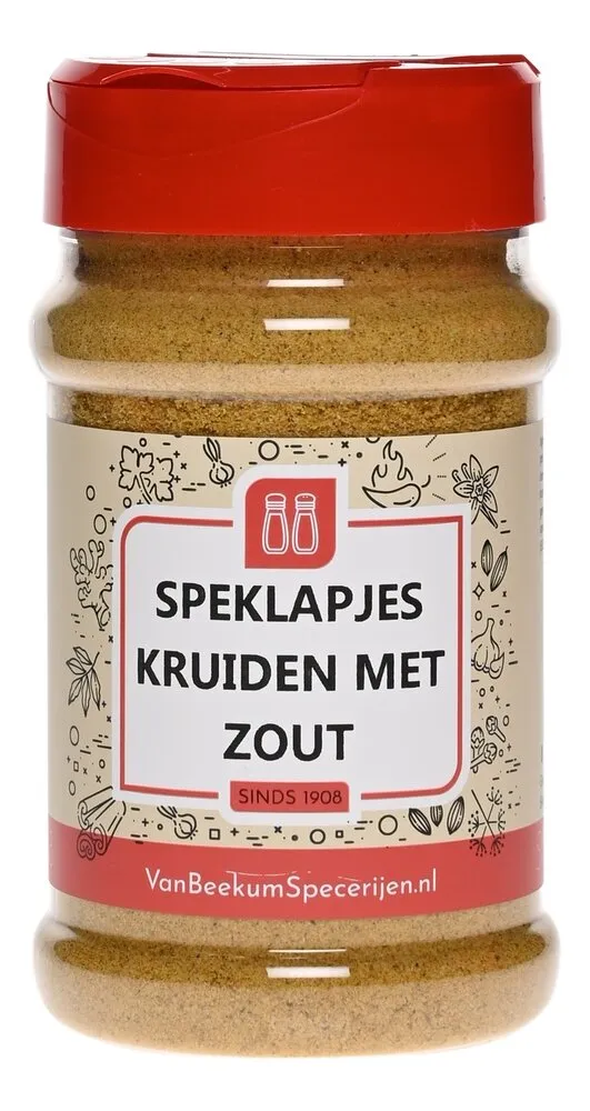 Van Beekum Specerijen Speckstreifen mit Salz würzen