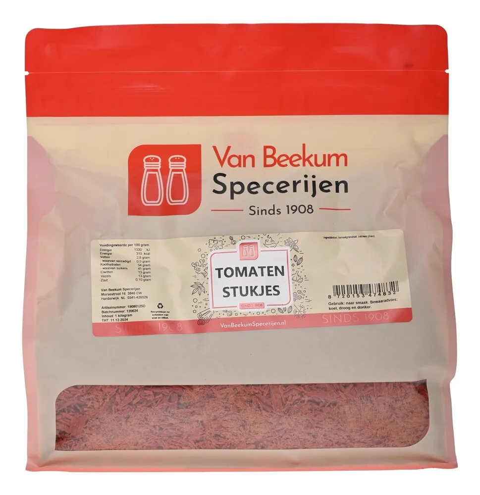 Van Beekum Specerijen Tomaten Stukjes Van Beekum Specerijen Tomaten Stukjes