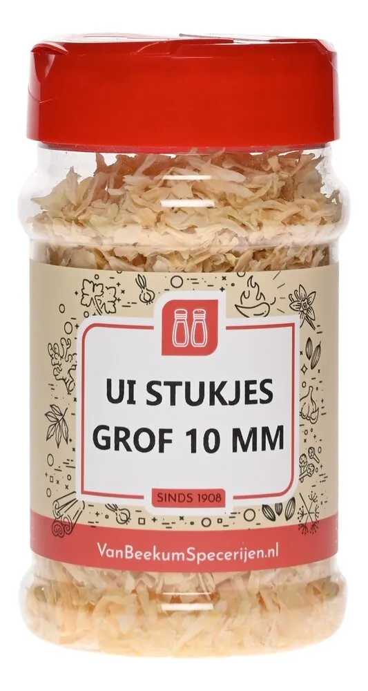 Van Beekum Specerijen Zwiebelstücke grob 10 mm / Zwiebelviertel
