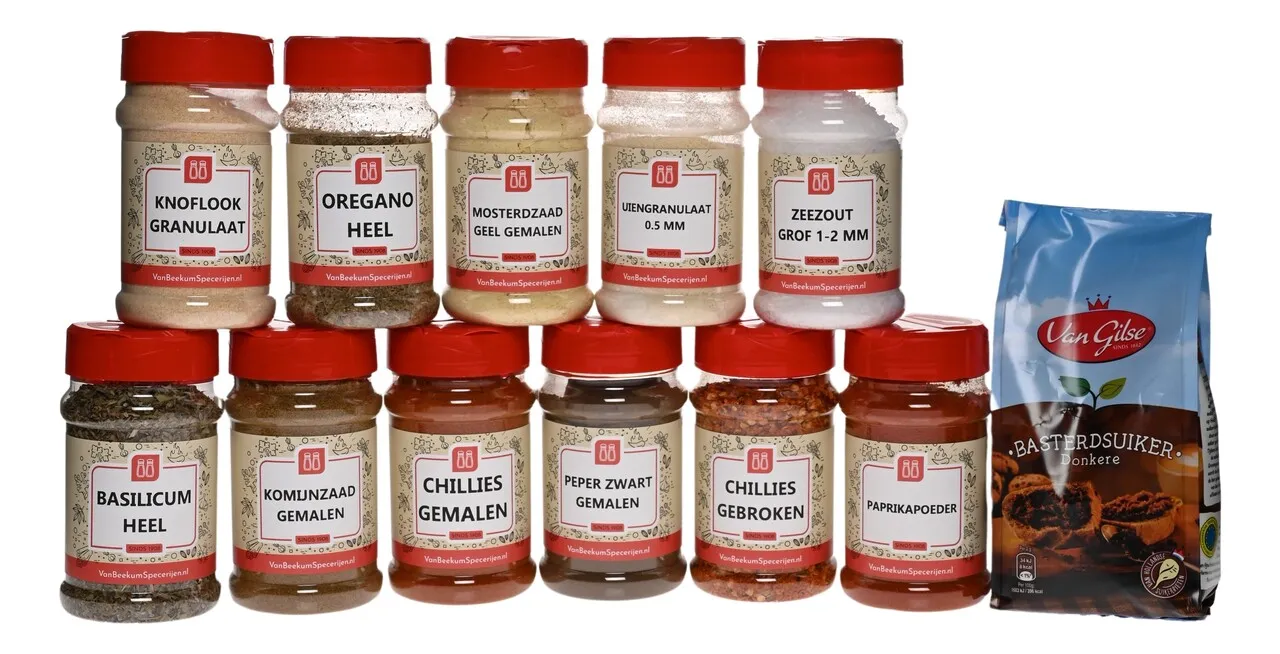 Van Beekum Specerijen Dry Rub Basispaket herstellen Van Beekum Specerijen Dry Rub Basispaket herstellen