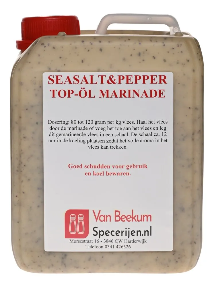 Van Beekum Specerijen Pfeffer-Meersalz-Marinade | Pfeffer- und Salz-Marinade