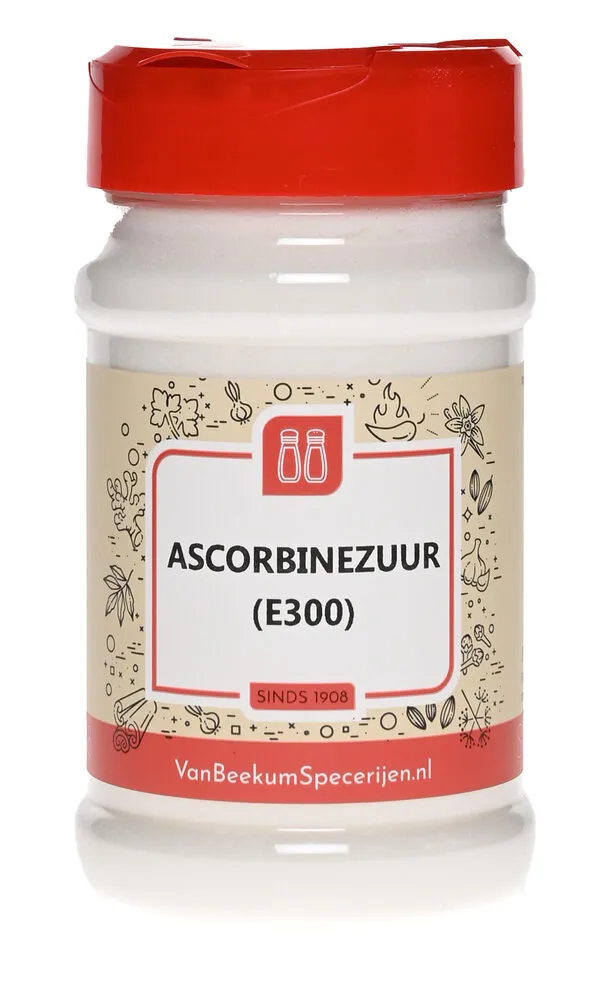 Van Beekum Specerijen Ascorbinezuur (vitamine C poeder) E300 Van Beekum Specerijen Ascorbinezuur (vitamine C poeder) E300