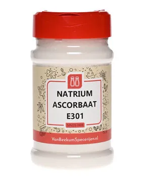 Van Beekum Specerijen Natrium Ascorbaat (vitamine C poeder) E301 Van Beekum Specerijen Natrium Ascorbaat (vitamine C poeder) E301