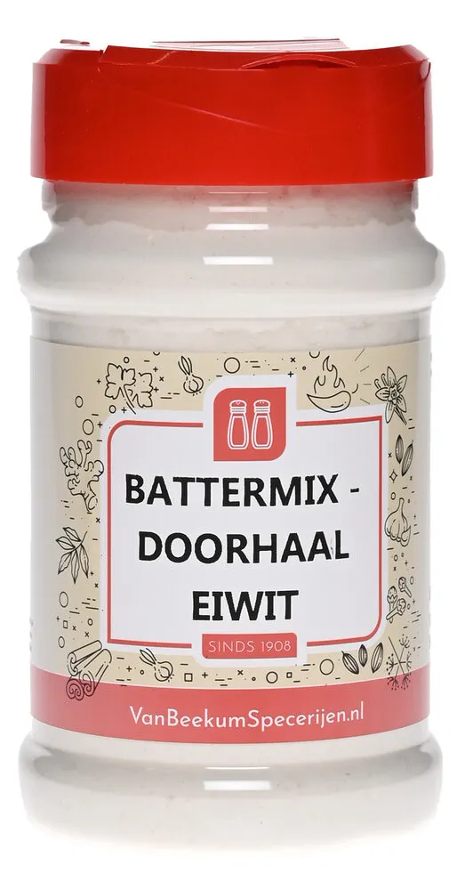 Van Beekum Specerijen Battermix - Durchziehbares Eiweiß