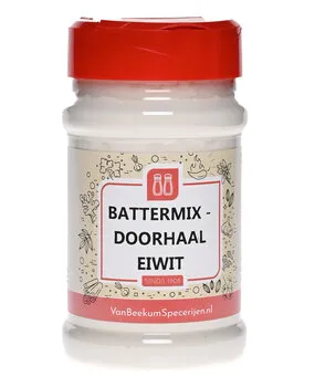 Van Beekum Specerijen Battermix - Doorhaal Eiwit Van Beekum Specerijen Battermix - Doorhaal Eiwit