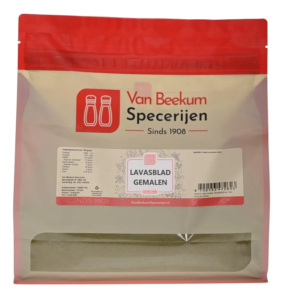 Van Beekum Specerijen Lavasblad Gemalen