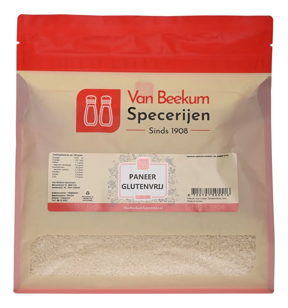 Van Beekum Specerijen Paneer Glutenfrei Van Beekum Specerijen Paneer Glutenfrei