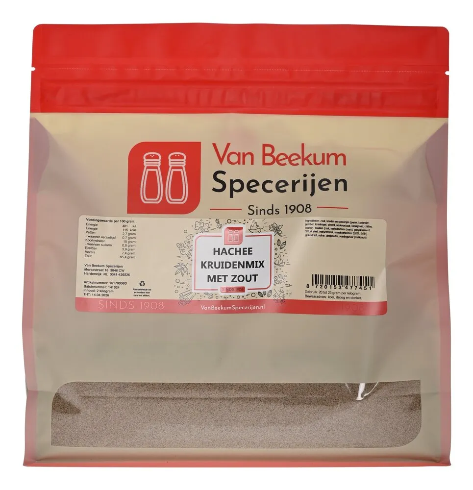 Van Beekum Specerijen Hachee Kruidenmix Met Zout Van Beekum Specerijen Hachee Kruidenmix Met Zout