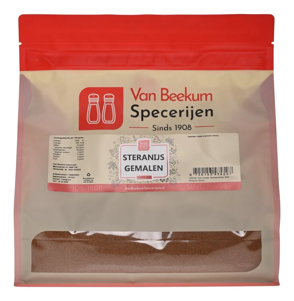 Van Beekum Specerijen Gemahlener Sternanis