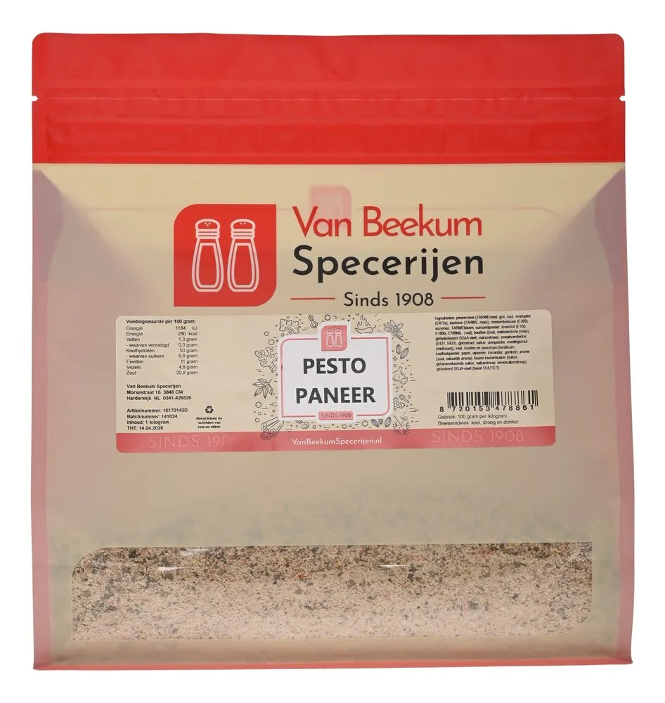 Van Beekum Specerijen Pesto Paneer