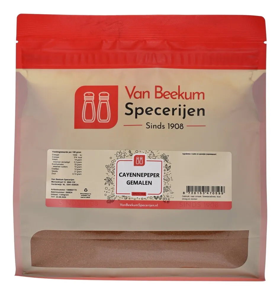 Van Beekum Specerijen Cayennepeper Gemalen Van Beekum Specerijen Cayennepeper Gemalen
