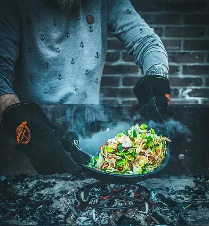 The Windmill The Windmill - Leren BBQ Handschoen