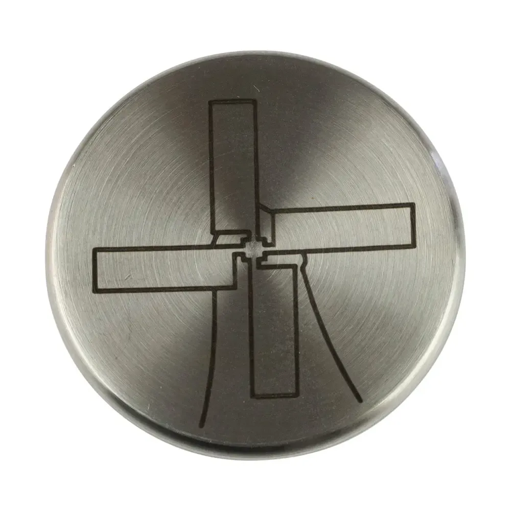 The Windmill The Windmill - Deckelknopf aus Edelstahl L