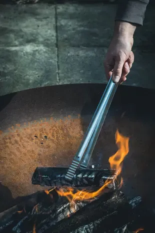 The Windmill The Windmill - Kohlezange aus Edelstahl The Windmill The Windmill - Kohlezange aus Edelstahl