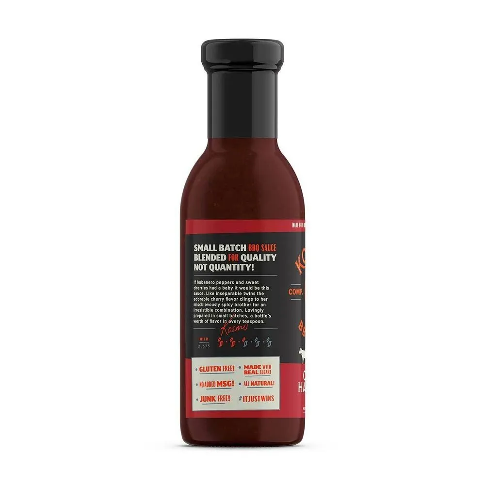 Kosmo's Q Kosmo's Q - Kirsch-Habanero BBQ-Sauce Kosmo's Q Kosmo's Q - Kirsch-Habanero BBQ-Sauce