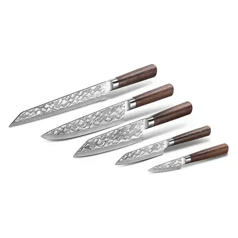 BARE Cookware 5-teiliges Messerset - BARE Kochgeschirr BARE Cookware 5-teiliges Messerset - BARE Kochgeschirr