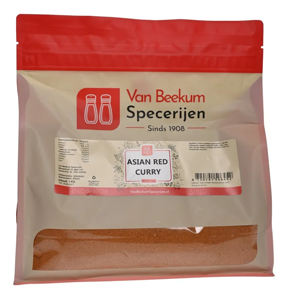 Van Beekum Specerijen Asiatisches rotes Curry Van Beekum Specerijen Asiatisches rotes Curry