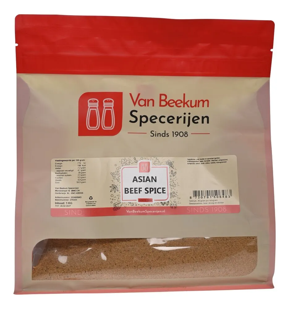 Van Beekum Specerijen Asiatische Rindfleischgewürzmischung