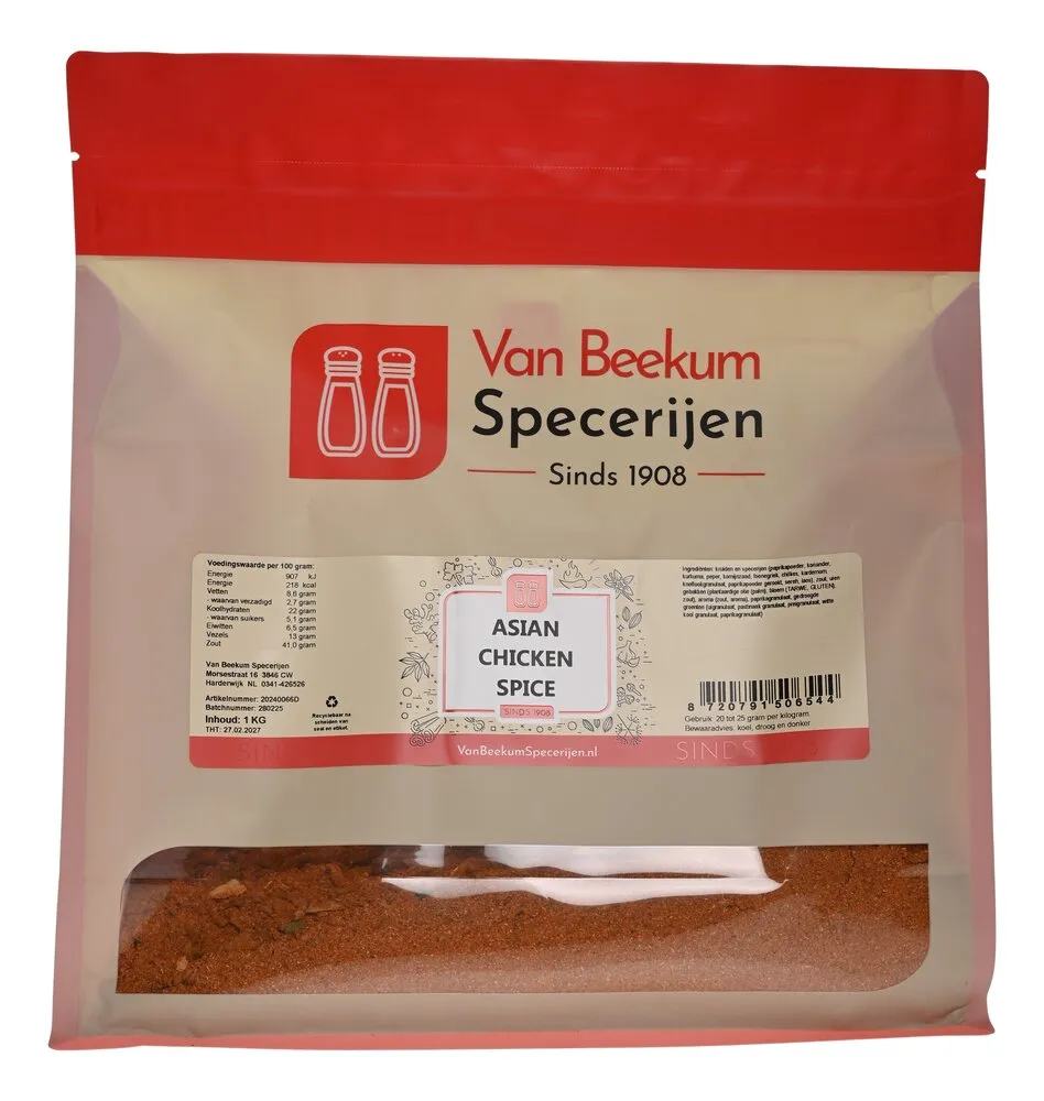 Van Beekum Specerijen Asian Chicken Spice Van Beekum Specerijen Asian Chicken Spice