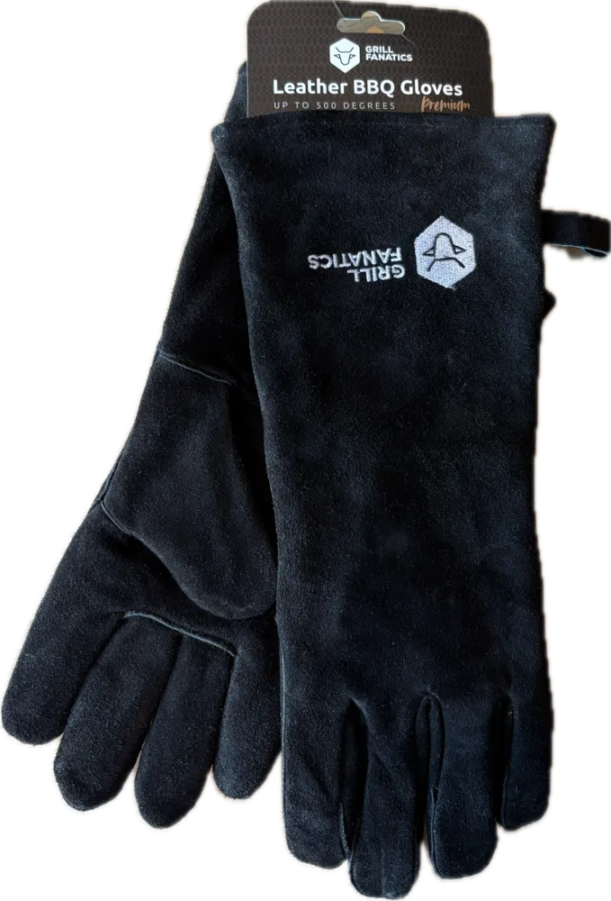 Grill Fanatics Grill Fanatics - Leren BBQ Handschoen