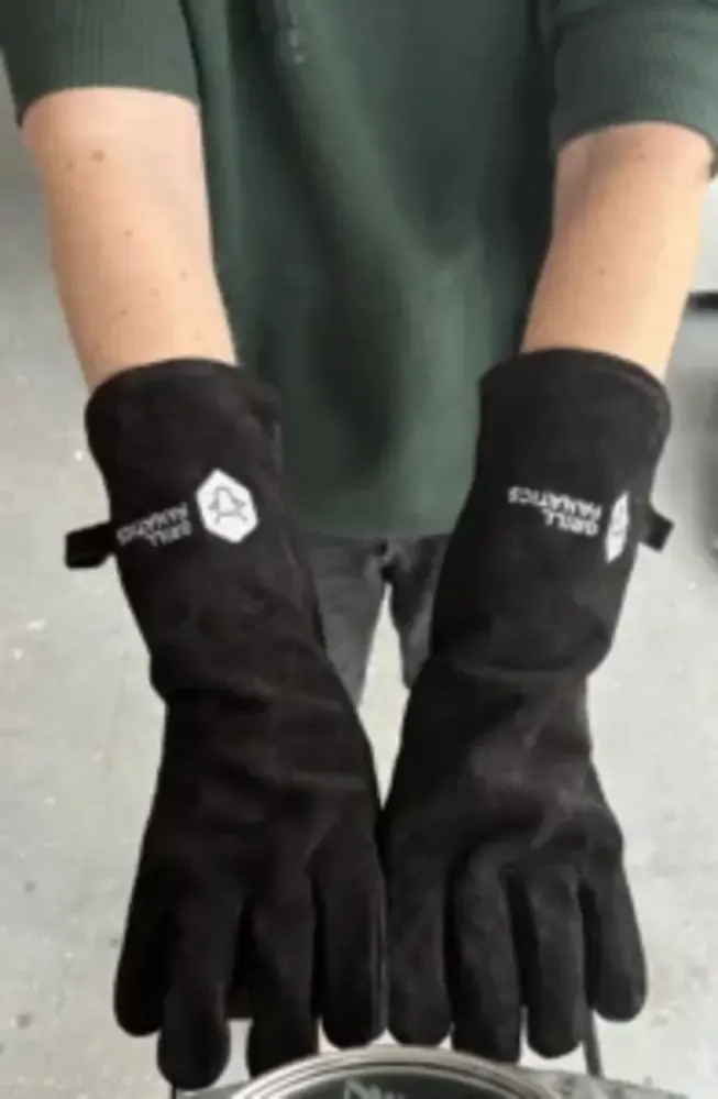 Grill Fanatics Grill Fanatics - Leder BBQ Handschuh