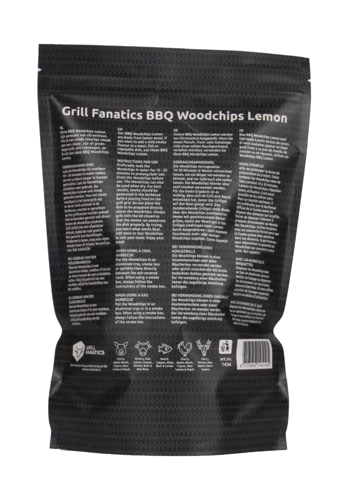 Grill Fanatics Grill Fanatics - BBQ Chips Zitrone Grill Fanatics Grill Fanatics - BBQ Chips Zitrone