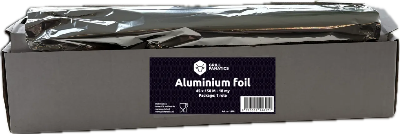 Grill Fanatics Aluminiumfolie – extra dick (18 mu)