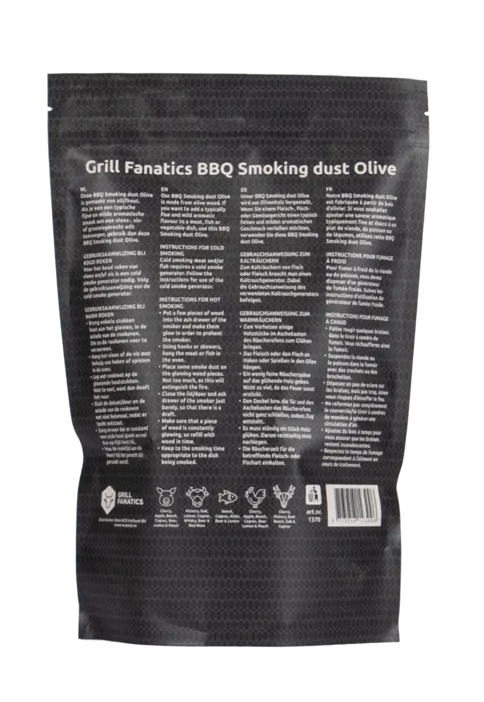 Grill Fanatics Grill Fanatics - BBQ Rookmot Olijf Grill Fanatics Grill Fanatics - BBQ Rookmot Olijf