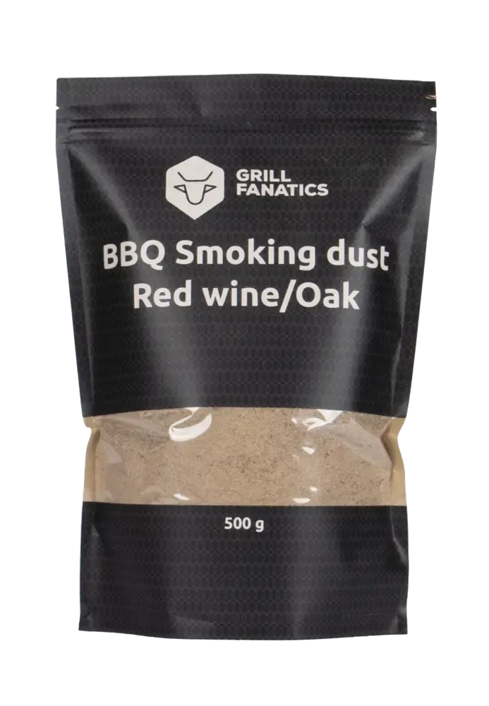 Grill Fanatics Grill Fanatics – BBQ-Räuchermehl Rotwein/Eiche