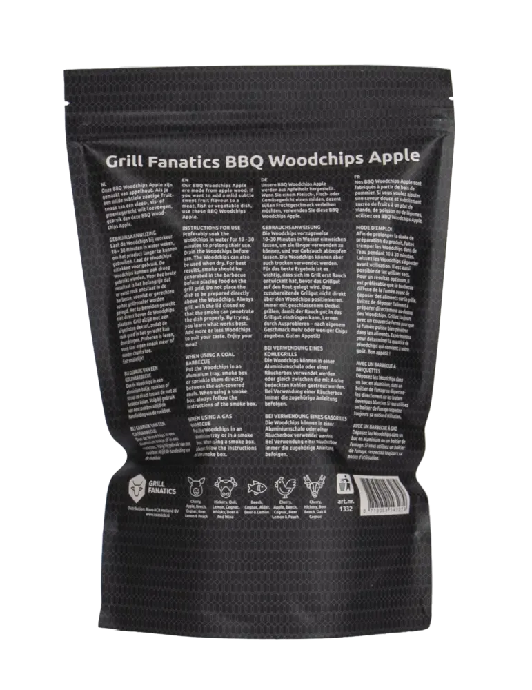 Grill Fanatics Grill Fanatics - BBQ Chips Apfel Grill Fanatics Grill Fanatics - BBQ Chips Apfel