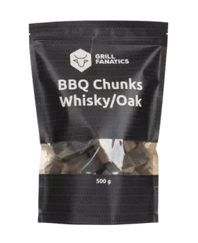 Grill Fanatics Grill Fanatics - BBQ Chunks Whiskey/Eiken Grill Fanatics Grill Fanatics - BBQ Chunks Whiskey/Eiken