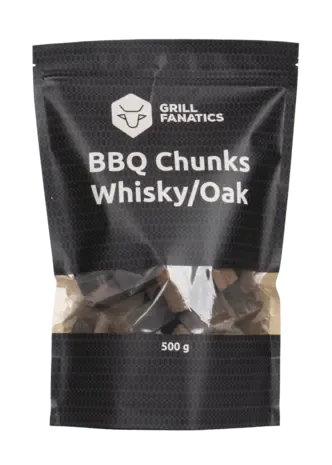Grill Fanatics Grill Fanatics - BBQ Chunks Whiskey/Eiken Grill Fanatics Grill Fanatics - BBQ Chunks Whiskey/Eiken