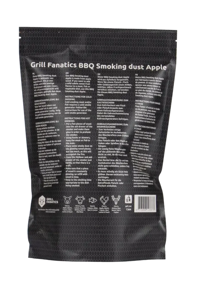 Grill Fanatics Grill Fanatics – BBQ-Räuchermittel Apfel