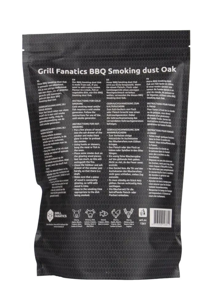 Grill Fanatics Grill Fanatics - BBQ Geräucherte Eichen Grill Fanatics Grill Fanatics - BBQ Geräucherte Eichen