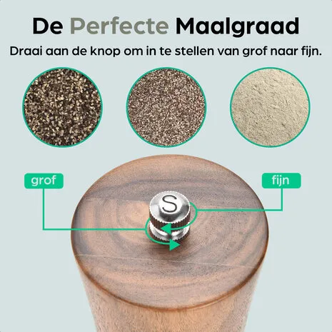 Hermanos Peper- en Zoutmolen Set | Acaciahout