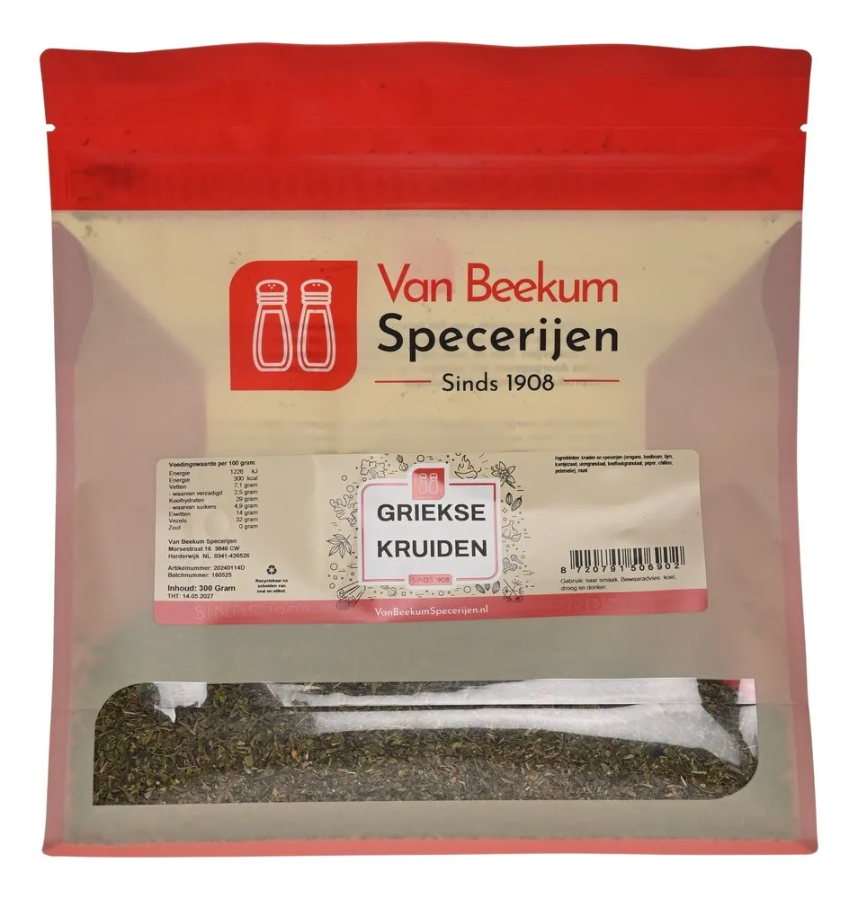 Van Beekum Specerijen Griekse Kruiden Van Beekum Specerijen Griekse Kruiden