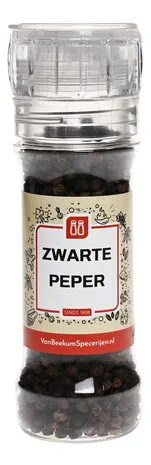 Van Beekum Specerijen Zwarte Peper - Pepermolen (gevuld) Van Beekum Specerijen Zwarte Peper - Pepermolen (gevuld)