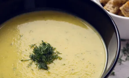 Welke kruiden bij courgettesoep?
