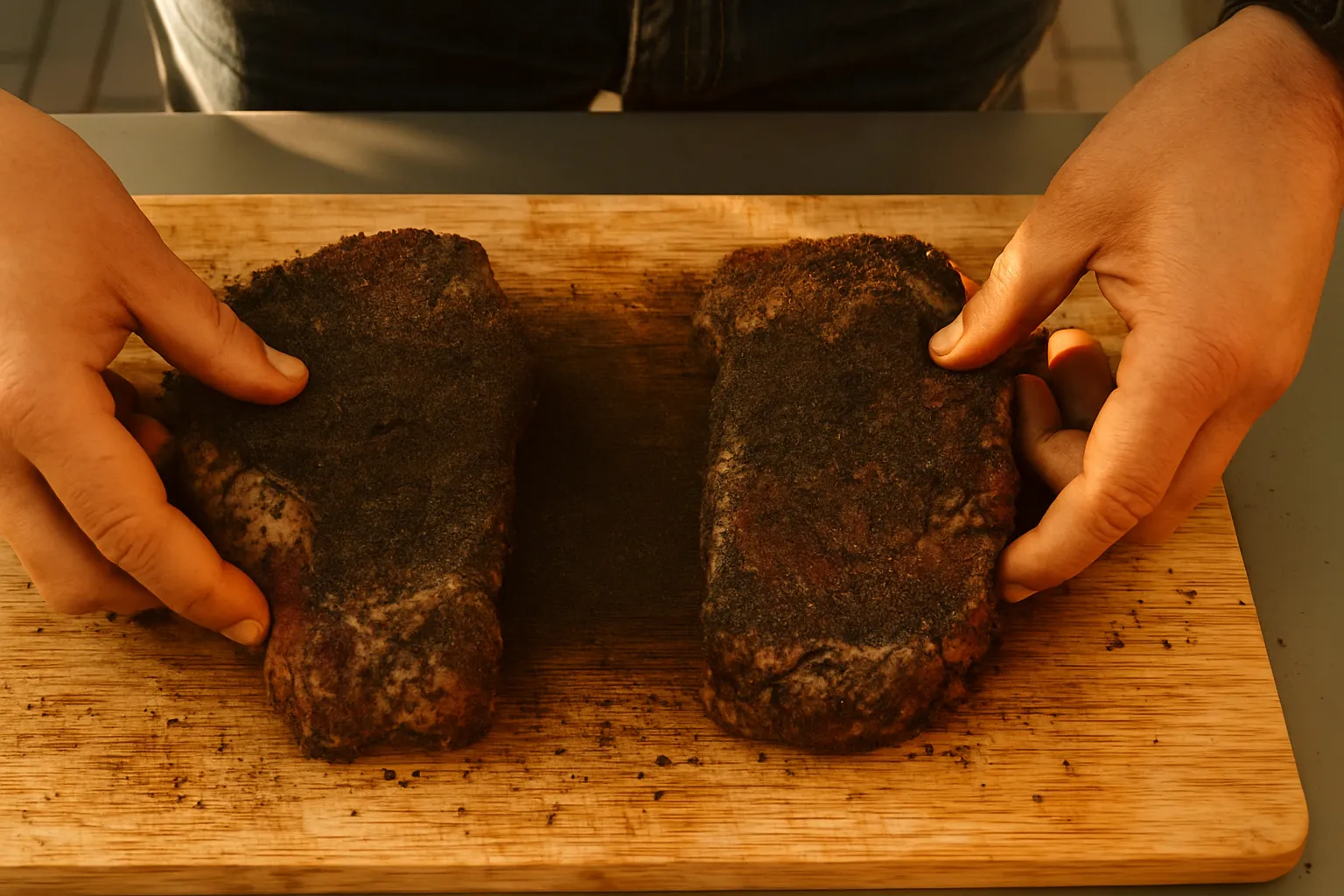 Perfektes Ribeye mit dem Black Out BBQ Rub – aus der Pfanne oder vom Grill