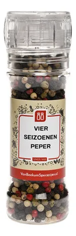 Van Beekum Specerijen Vier Jahreszeiten Pfeffer - Mühle (gefüllt)