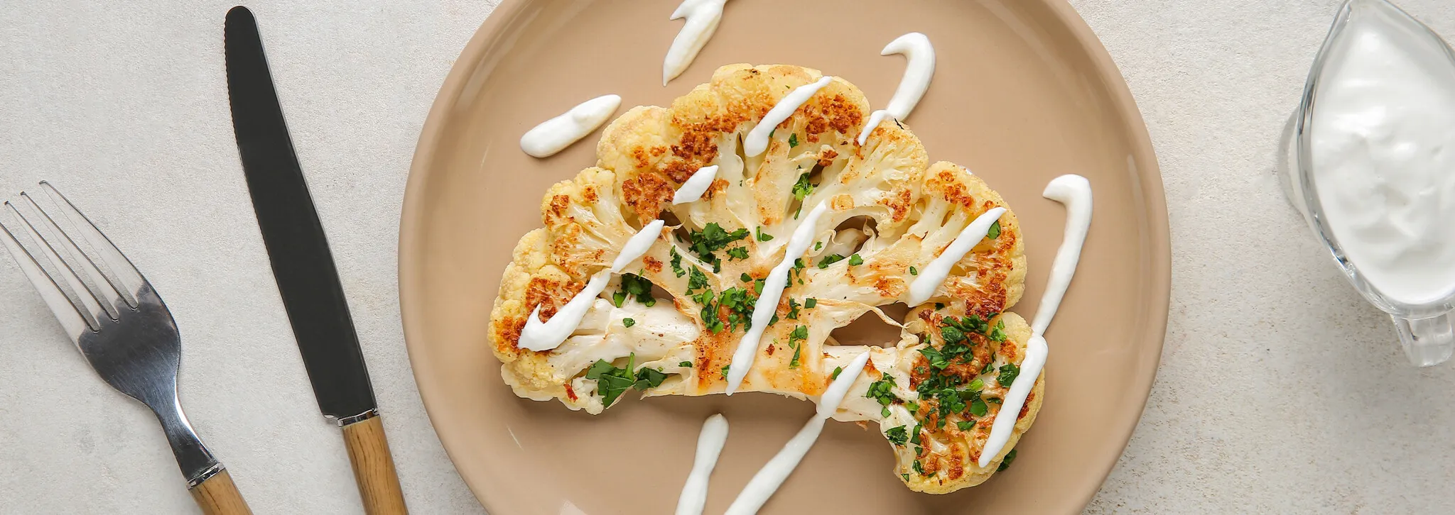 Welke saus bij bloemkool?