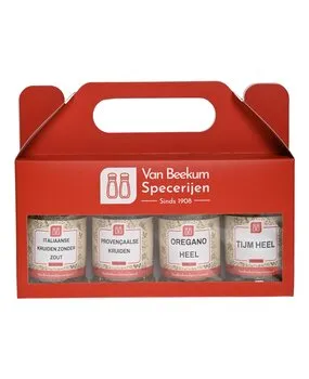 Van Beekum Specerijen Mediterrane Kruiden Cadeaupakket Van Beekum Specerijen Mediterrane Kruiden Cadeaupakket